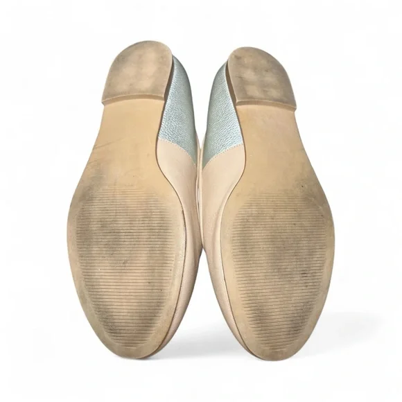 Crown & Ivy nude and Silver flats: size 9M - Picture 7 of 8